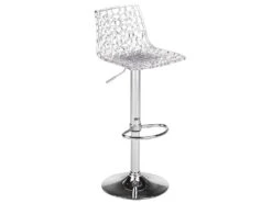 Lot De 2 Tabourets De Bar CLARK - Polycarbonate - Cristal -Electroménager Soldes tabouret de bar 226345