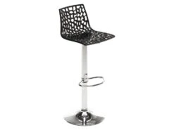 Lot De 2 Tabourets De Bar CLARK - Polypropylène - Noir Graphite -Electroménager Soldes tabouret de bar 227443