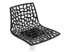 Lot De 2 Tabourets De Bar CLARK - Polypropylène - Noir Graphite -Electroménager Soldes tabouret de bar 227447