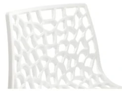 Lot De 2 Tabourets De Bar CLARK - Polypropylène - Blanc Dolomite -Electroménager Soldes tabouret de bar 227459