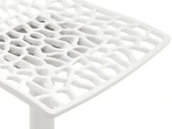 Lot De 2 Tabourets De Bar CLARK - Polypropylène - Blanc Dolomite -Electroménager Soldes tabouret de bar 227461