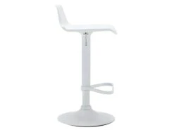 Lot De 2 Tabourets De Bar - Polypropylène - Coloris Blanc - CALAS -Electroménager Soldes tabouret de bar 236459