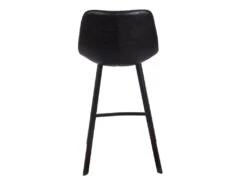 Lot De 2 Tabourets De Bar MADERE - Simili - Noir -Electroménager Soldes tabouret de bar 284025
