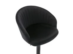 Lot De 2 Tabourets De Bar En Velours Et Métal - Noir - DORALIZ -Electroménager Soldes tabouret de bar 569773