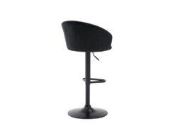 Lot De 2 Tabourets De Bar En Velours Et Métal - Noir - DORALIZ -Electroménager Soldes tabouret de bar 569783