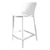 Tabouret De Bar Hauteur 65 Cm Polypropylène Blanc - CARD -Electroménager Soldes tabouret de bar 9145263