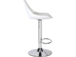 KAYELLES Lot De 2 Tabourets Design Contemporain SONO (blanc) -Electroménager Soldes tabouret de bar 9145695