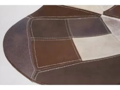 KAYELLES Lot De 2 Tabourets Patchwork SANA (Marron) -Electroménager Soldes tabouret de bar 9145847