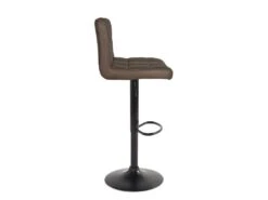 KAYELLES Lot De 2 Tabourets De Bar Matelassés SIVAN (noir Marron) -Electroménager Soldes tabouret de bar 9146829