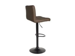 KAYELLES Lot De 2 Tabourets De Bar Matelassés SIVAN (noir Marron) -Electroménager Soldes tabouret de bar 9146831