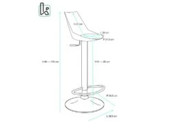 KAYELLES Lot De 2 Tabourets Design Contemporain SONO (Velours Gris) -Electroménager Soldes tabouret de bar 9147041