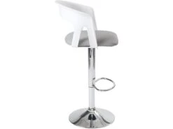 KAYELLES Lot De 2 Tabourets De Bar Design Avec Accoudoirs AYO (blanc Gris) -Electroménager Soldes tabouret de bar 9147257