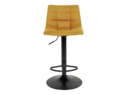MAGNUS - Lot De 6 Tabourets Acier Et Tissu Jaune Moutarde -Electroménager Soldes tabouret de bar 9217241
