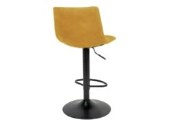 MAGNUS - Lot De 6 Tabourets Acier Et Tissu Jaune Moutarde -Electroménager Soldes tabouret de bar 9217245
