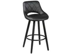 NIELS - Lot De 6 Tabourets Noirs 7 NIELS - Lot De 6 Tabourets Noirs -Electroménager Soldes tabouret de bar 9217255