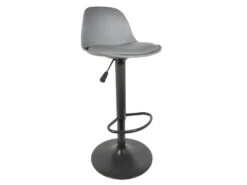 NEWTON - Lot De 2 Tabourets De Bar Coloris Gris -Electroménager Soldes tabouret de bar 9217437