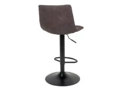 MAGNUS - Lot De 6 Tabourets Acier Et Tissu Gris -Electroménager Soldes tabouret de bar 9218845
