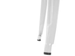 BOBBY - Lot De 2 Tabourets Hauts Métalliques Blancs H76.5cm -Electroménager Soldes tabouret de bar 9219097