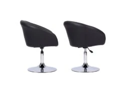 Tabouret De Bar En Simili Noir GABIN - HAPPY GARDEN -Electroménager Soldes tabouret de bar 9219169