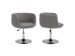 Tabouret De Bar Gris NOLAN - HAPPY GARDEN -Electroménager Soldes tabouret haut 10779901