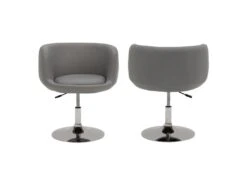 Tabouret De Bar Gris NOLAN - HAPPY GARDEN -Electroménager Soldes tabouret haut 10779903