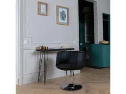 Tabouret De Bar Noir NOLAN - HAPPY GARDEN