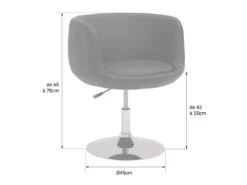 Tabouret De Bar Noir NOLAN - HAPPY GARDEN -Electroménager Soldes tabouret haut 10779917