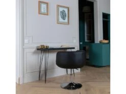 Tabouret De Bar Noir NOLAN - HAPPY GARDEN -Electroménager Soldes tabouret haut 10779919