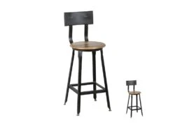 Duo De Chaises De Bar Basses - JACK