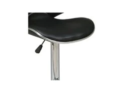 Duo De Tabourets De Bar Noir - FLORANCE -Electroménager Soldes tabouret haut 11143465