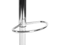 Lot De 2 Tabourets De Bar Pivotants Réglables En Cuir PU Noir Avec Base Chromée Et Repose-pieds -Electroménager Soldes tabouret haut 11245563