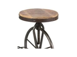 Tabouret à Pédales Bois Et Acier - CYCLO N°2 -Electroménager Soldes tabouret haut 11305329