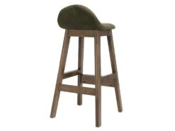 JUDE - Tabouret De Bar Vintage Army Et Bois Teinté Noyer(x2) -Electroménager Soldes tabouret haut 11546947