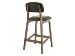 CLIFF - Chaise De Bar Vintage Army Et Bois Teinté Noyer(x2) -Electroménager Soldes tabouret haut 11572227