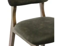 CLIFF - Chaise De Bar Vintage Army Et Bois Teinté Noyer(x2) -Electroménager Soldes tabouret haut 11572229