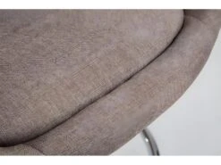 Lot De 2 Tabourets De Bar Hauteur Réglable Avec Repose-pieds En Tissu Taupe TDB10057 -Electroménager Soldes tabouret haut 12437325