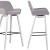Lot De 2 Tabourets De Bar En Tissu Gris Pieds En Bois De Chêne Blanc Design Original Robuste Et Confortable 10_0000412 2 Lot De 2 Tabourets De Bar En Tissu Gris Pieds En Bois De Chêne Blanc Design Original Robuste Et Confortable 10_0000412 -Electroménager Soldes tabouret haut 12437409