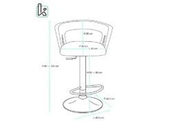 Lot De 2 Tabourets De Bar Design Avec Accoudoirs AYO (noir Intégral) -Electroménager Soldes tabouret haut 12438813