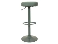 SMIDO - Lot De 2 Tabourets Réglables Simili Vert -Electroménager Soldes tabouret haut 12600223
