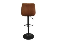 Tabouret De Bar Style Vintage Coloris Cognac. Collection BELFAST. -Electroménager Soldes tabouret haut 12988017