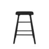 Vander - Tabouret De Bar En Bois 65,5cm - Couleur - Noir -Electroménager Soldes tabouret haut 13305985