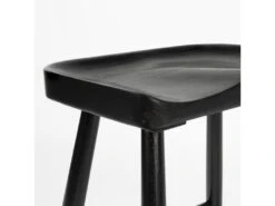 Vander - Tabouret De Bar En Bois 65,5cm - Couleur - Noir -Electroménager Soldes tabouret haut 13305991