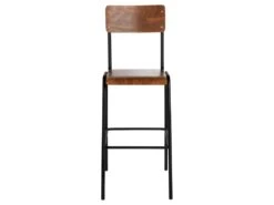 Arlet - Lot De 2 Chaises De Bar Métal Et Bois 67cm - Couleur - Bois Clair 14 Arlet - Lot De 2 Chaises De Bar Métal Et Bois 67cm - Couleur - Bois Clair -Electroménager Soldes tabouret haut 13390785