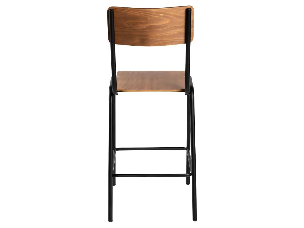 Arlet - Lot De 2 Chaises De Bar Métal Et Bois 67cm - Couleur - Bois Clair 9 Arlet - Lot De 2 Chaises De Bar Métal Et Bois 67cm - Couleur - Bois Clair – Image 7