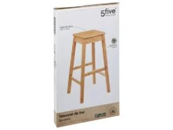 Tabouret De Bar En Bambou H 75 Cm -Electroménager Soldes tabouret haut 13453659