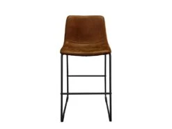 Tabouret De Bar RONDA Coloris Brun Foncé -Electroménager Soldes tabouret haut 13612585