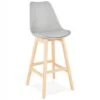 Tabouret De Bar Scandinave "Elise" 112cm Gris -Electroménager Soldes tabouret haut 14127911