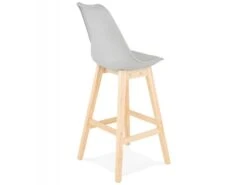Tabouret De Bar Scandinave "Elise" 112cm Gris -Electroménager Soldes tabouret haut 14127915