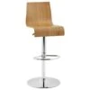 Tabouret De Bar Design "Zebra" 107cm Naturel