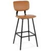 Tabouret De Bar "Bohem" 107cm Marron & Noir -Electroménager Soldes tabouret haut 14128451